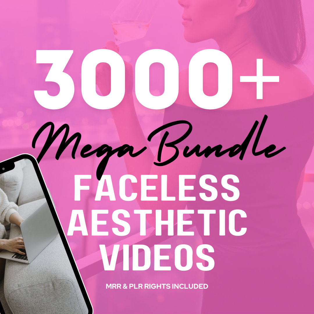 3,000+ Mega Aesthetic Bundle